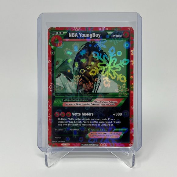 NBA YoungBoy Pokemon Card (Christmas) - Picture 1 of 1